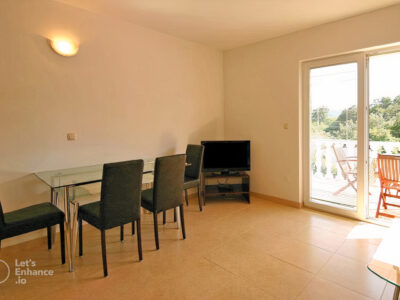 Spacious apartment with a pool and fenced yard